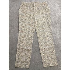 NWT Chico's Size 0P US Size 4P So Slimming Brigitte‎ Slim Leg Tan Black